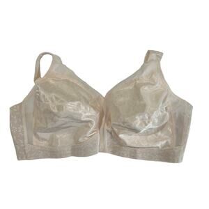 Playtex 18 Hour Ultimate Shoulder Comfort Wireless Bra 4693 Size 52D Cream